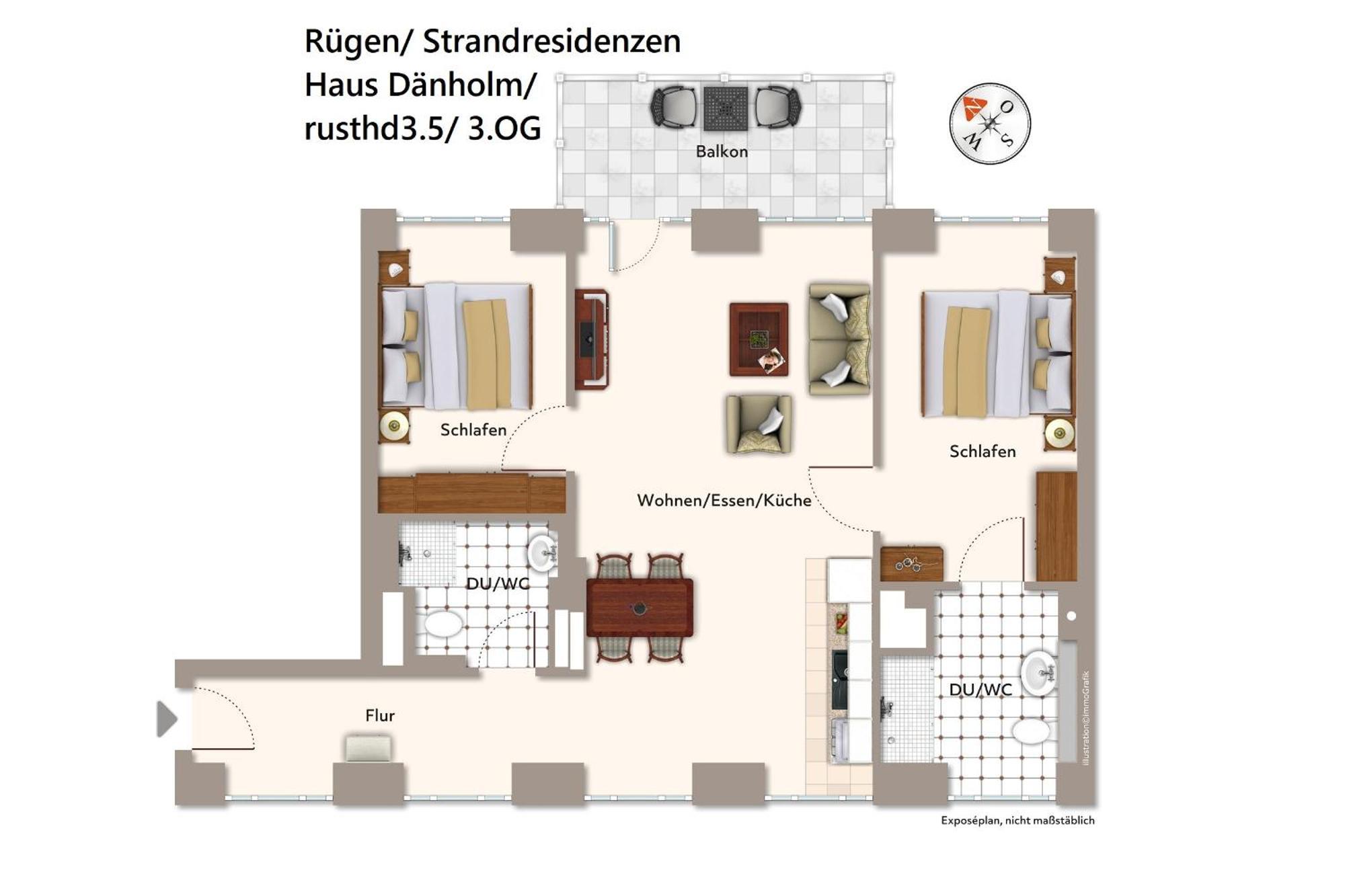 Apartment Strandresidenzen Strandresidenzen Haus Daenholm 3 5